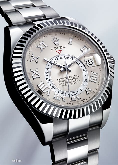 rolex sky dweller watch white gold